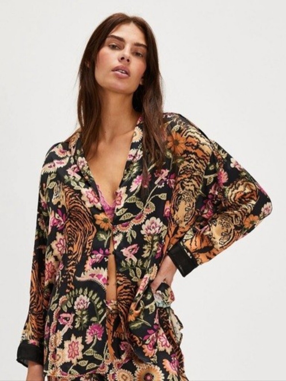 Free People Dreamy Days Pajama Top